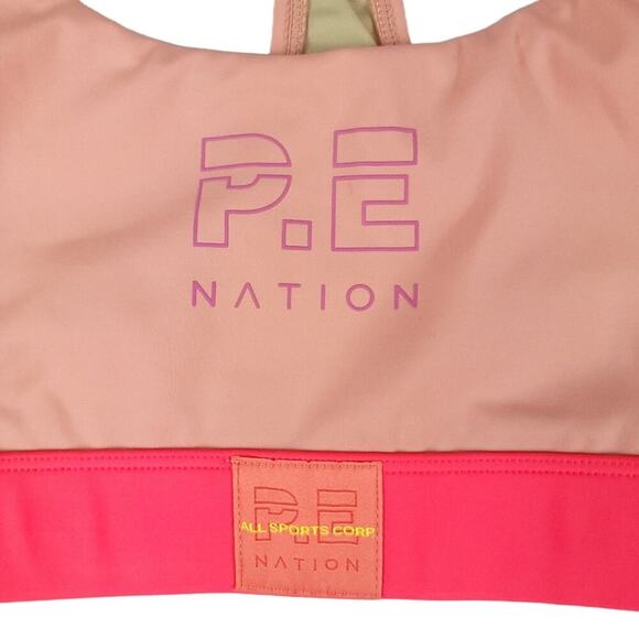 P.E Nation Box Out Sports Bra Athletic Workout - Picture 4 of 6